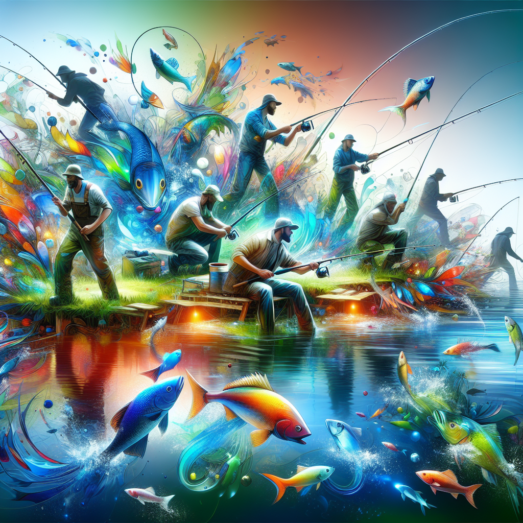 Fishing game scene