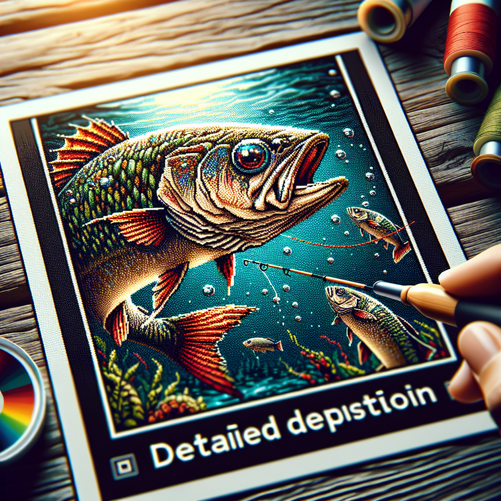 Close-up of a rare fish caught in the game